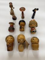Japanische Holzpuppen „Kokeshi“