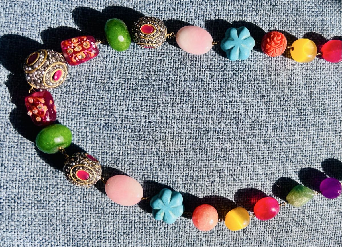 Colliers: Originelle Modeschmuck-Halskette  – D'occasion à Zürich par Anna_leo 2