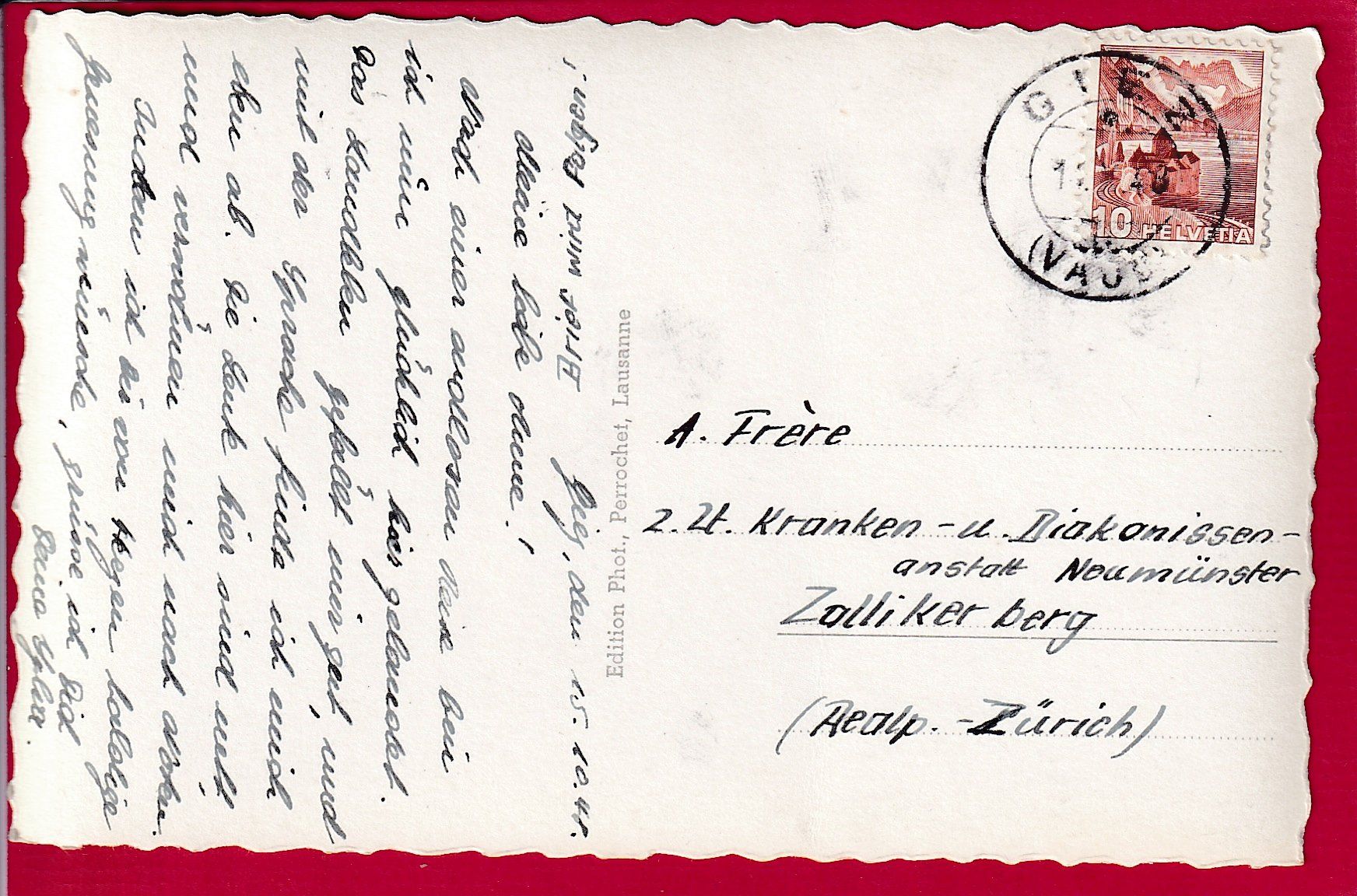 Cartoline postali: AK GIEZ 1948 – Usato da Grüningen venduto da Kartensammler 1