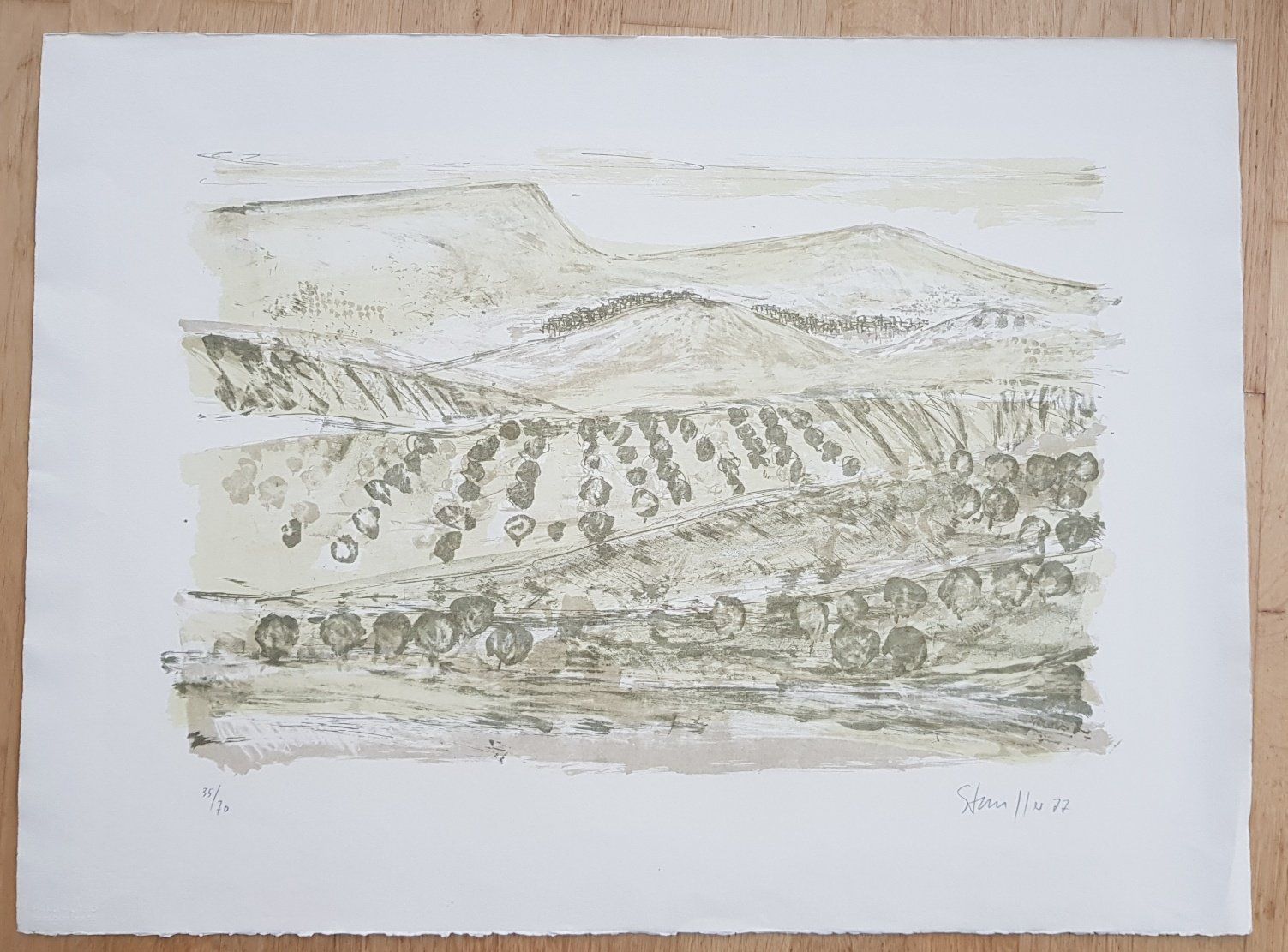 Grafica & Litografie: Bodo Stauffer  -     Schweizer Kunst - Swiss Art – Usato da Horw venduto da Kunstreich7