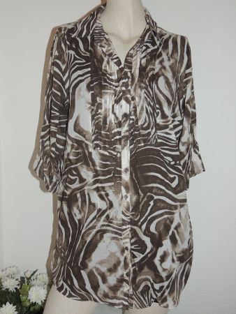 HOCHWERTIGE BLUSE «GERRY WEBER» COTTON NP 119 CHF NEU L