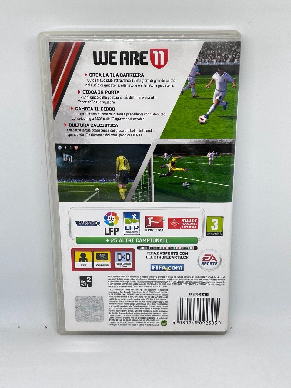 Giochi: FIFA 11 per Sony PSP – Usato da Giubiasco venduto da LorisVale 1