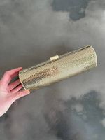 BCBG MAXAZRIA gold pouch