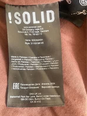 Vestes: !SOLID Leather jacket – D'occasion à Bottmingen par Poppyfields 5