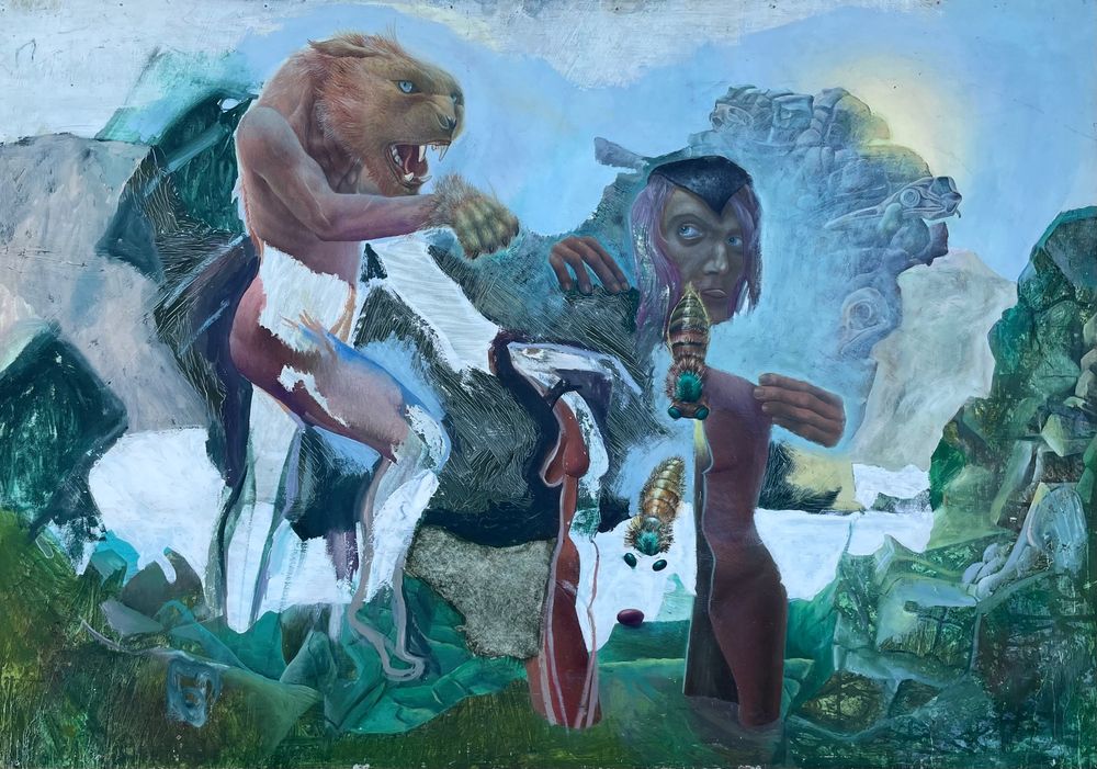 Richard Hartwell (1946) grosses Gemälde Kaufen auf Ricardo