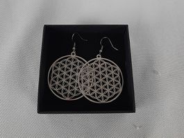 PERLSTEIN Blume des Lebens Ohrringe