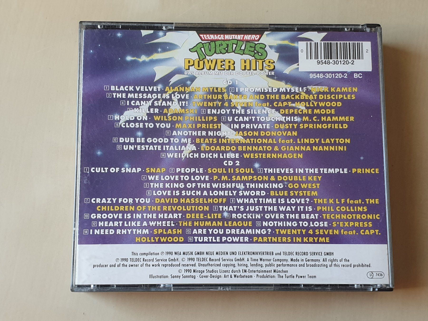 CD: Turtles Power Hits – Usato da Stansstad venduto da collectorsshop 1