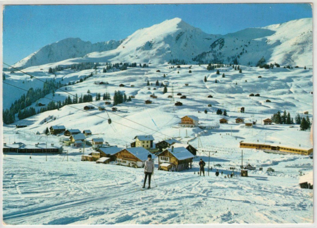 Cartoline postali: Col des Mosses - Skilift mit Pic Chaussy – Usato da Binningen venduto da Mountainrider