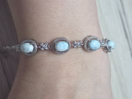 ✨ Larimar Armband aus Edelstahl B✨🩵