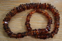Nachlass: Ostsee Bernstein Schmuck Kette Collier 50 Gramm