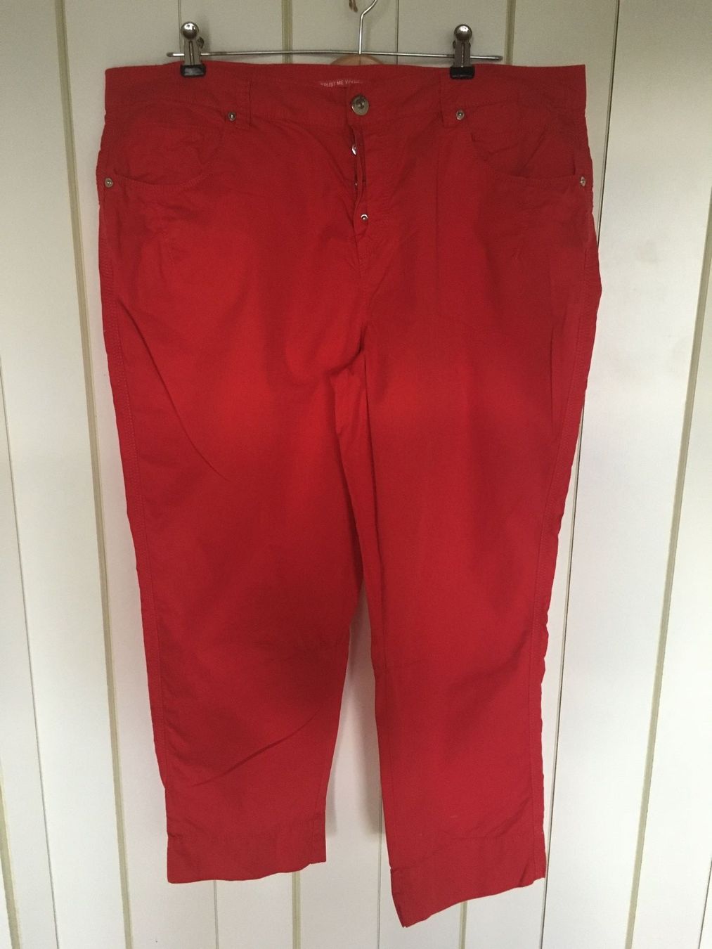 Pantaloni: Sommerhose,Gr.42,rot,Street One – Usato da Arni AG venduto da Mimo007