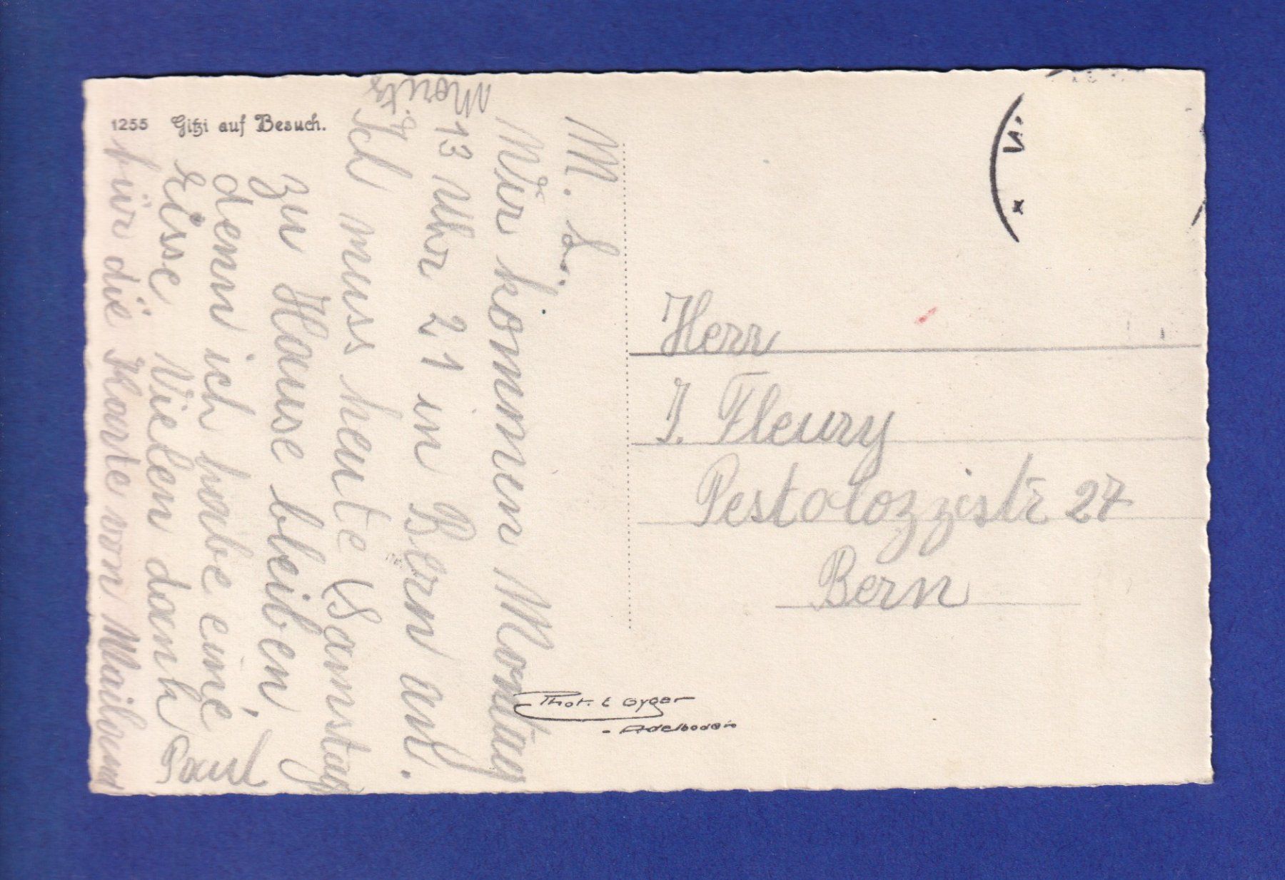 Cartoline postali: CHEVRE – Usato da Pully venduto da nicecards-shop 1