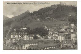 Glion (VD) Chemin de fer des Rochers de Naye - Caux Palace