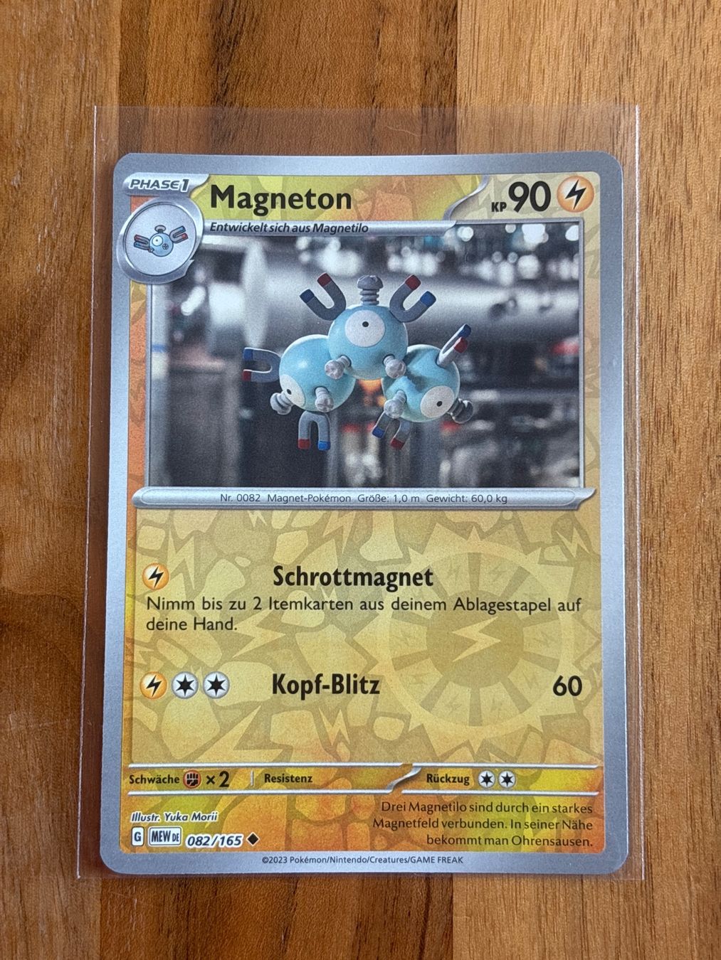 Pokémon Sammelbilder & Trading cards: 082/165 Magneton - Reverse Holo - Pokemon 151 MEW - DE – Neu (gemäss Beschreibung) aus Hergiswil NW von Feybyen