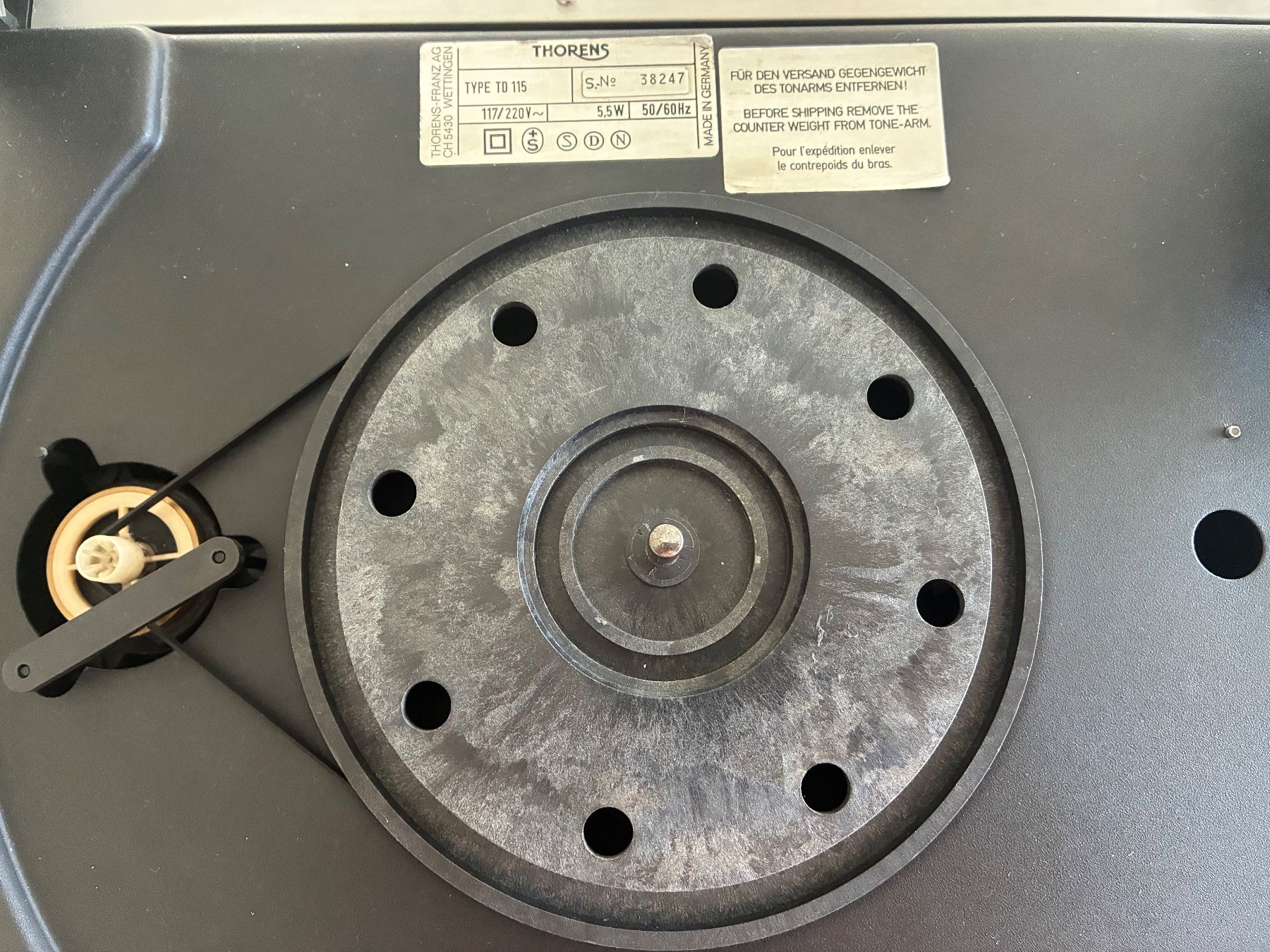 Thorens Plattenspieler: THORENS TD115 mit STANTON TH680EE, neu restauriert – Gebraucht aus Döttingen von zha_xh2w 5