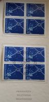 1952, Geschenkheft Werbemarken, Druck im 4-Block Kt. 124.-++