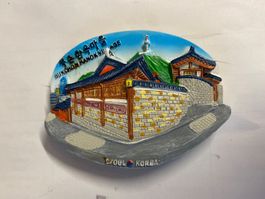 Magnet - frigo vintage Corée du Sud Séoul