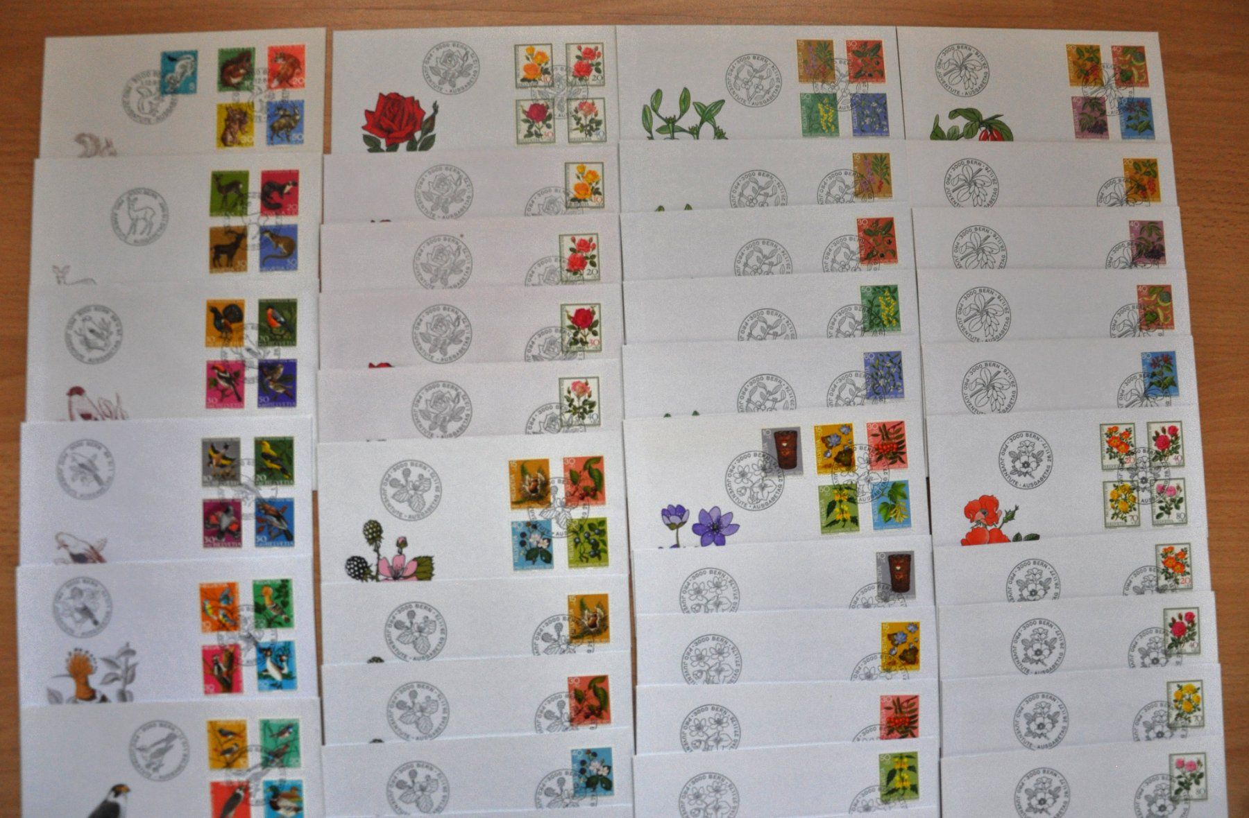 Tutti i francobolli: 41 FDC Pro Juventute 1966 - 1977 – Nuovo (secondo la descrizione) da Grabs venduto da Fadenquarz 1