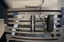 Einzelbett weiss mit elektrischem BICO-Lattenrost