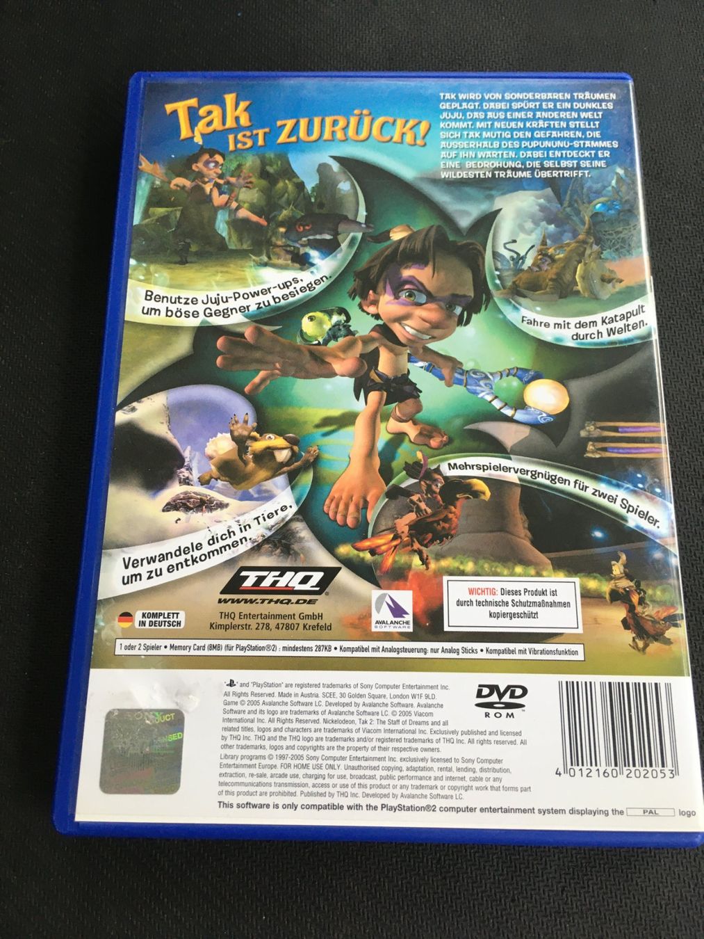 Sony Jeux: Tak 2 Der Stab der Träume - PS2 Playstation 2 – D'occasion à St.Gallen par sjosjo 1