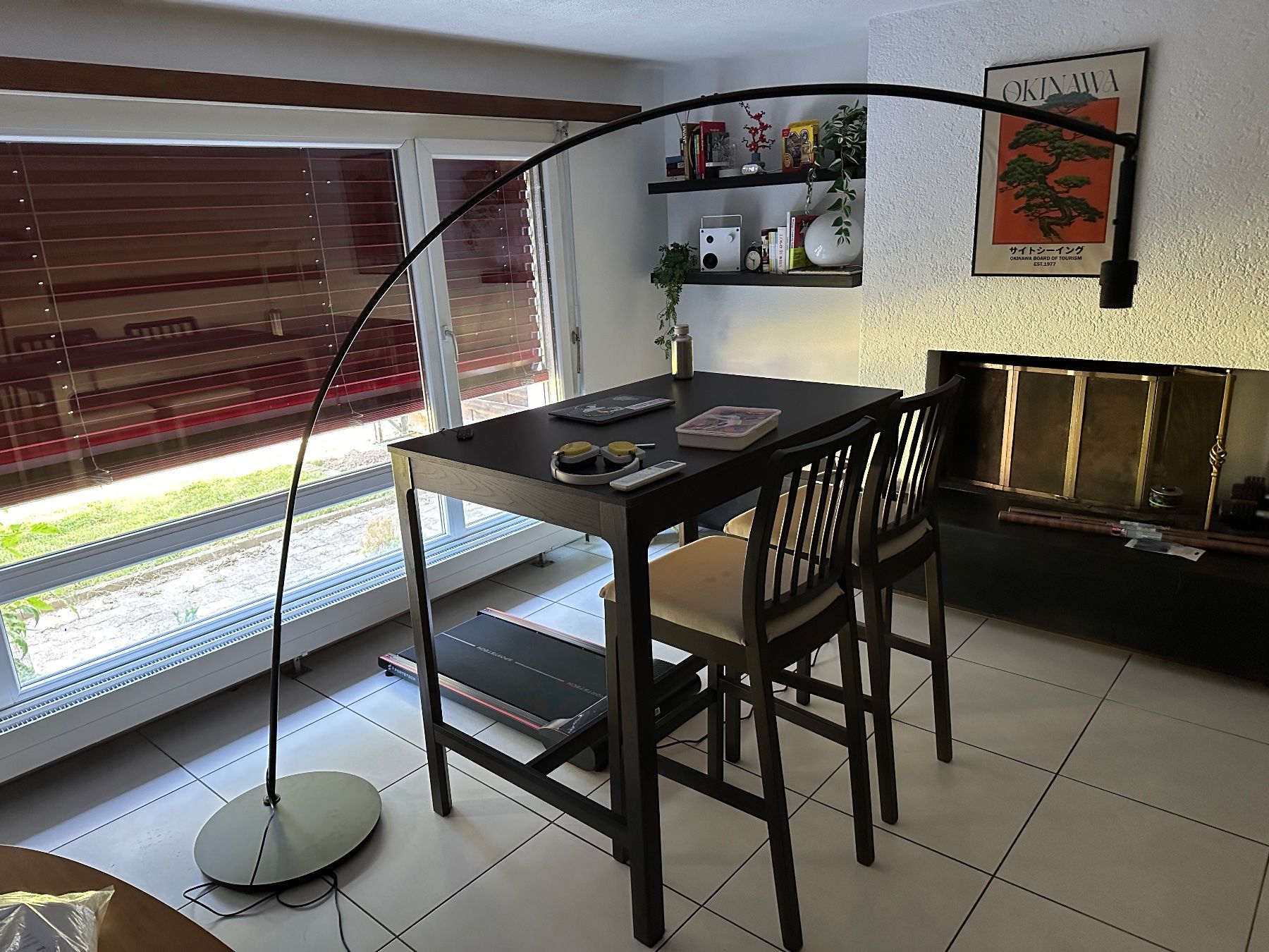 Ikea Lampes: Bogenlampe schwarz Metall wie neu – Neuf (Voir description) à Dotzigen par YGMT