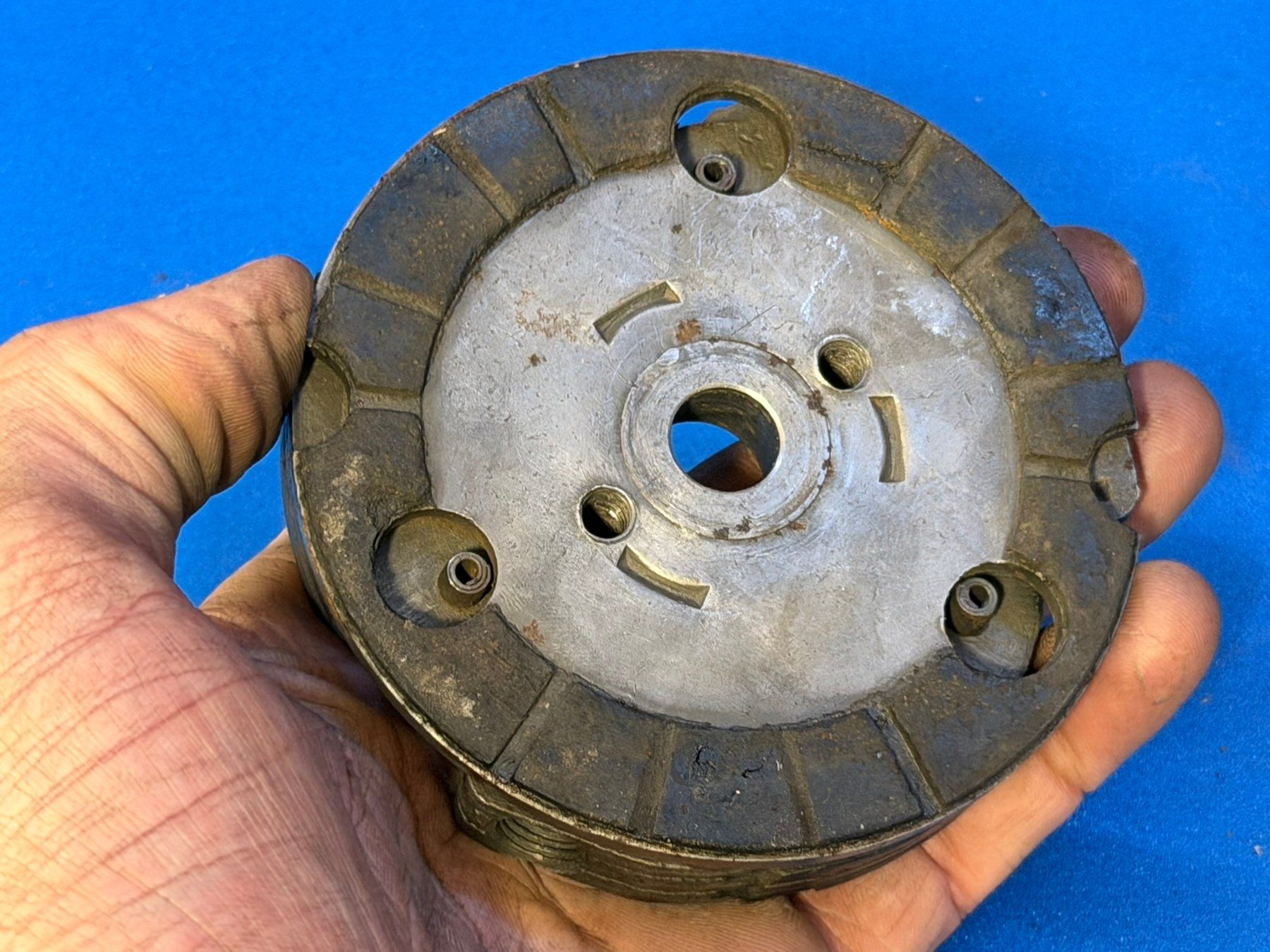 Parti ricambio per ciclomotori: Puch E50 Kupplung Surflex original mit langen Belägen – Usato da Bolken venduto da si.x.las 2