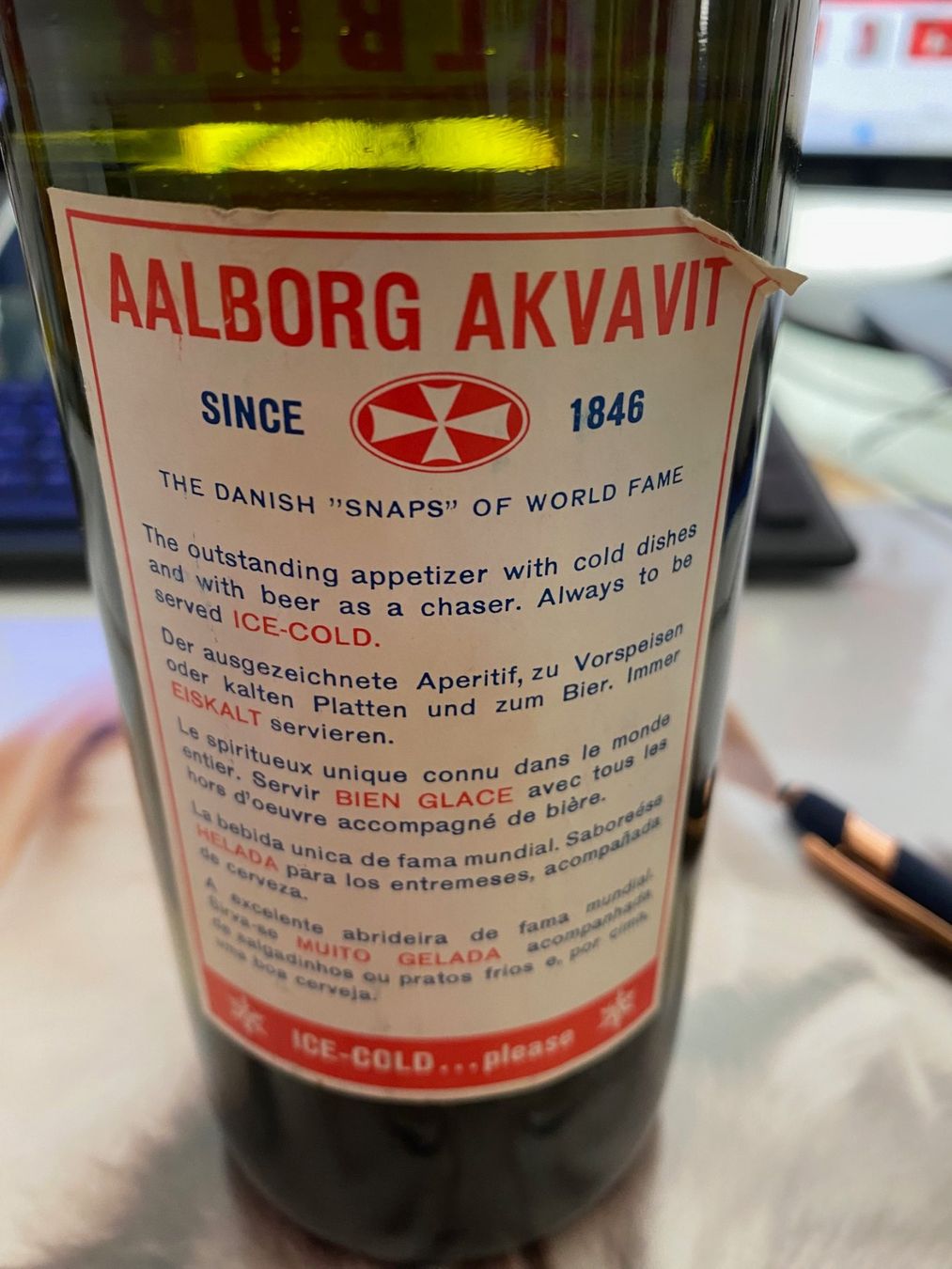 Spiritueux: Aalborg Akvavit – Neuf (Voir description) à Flaach par hundeli2 2