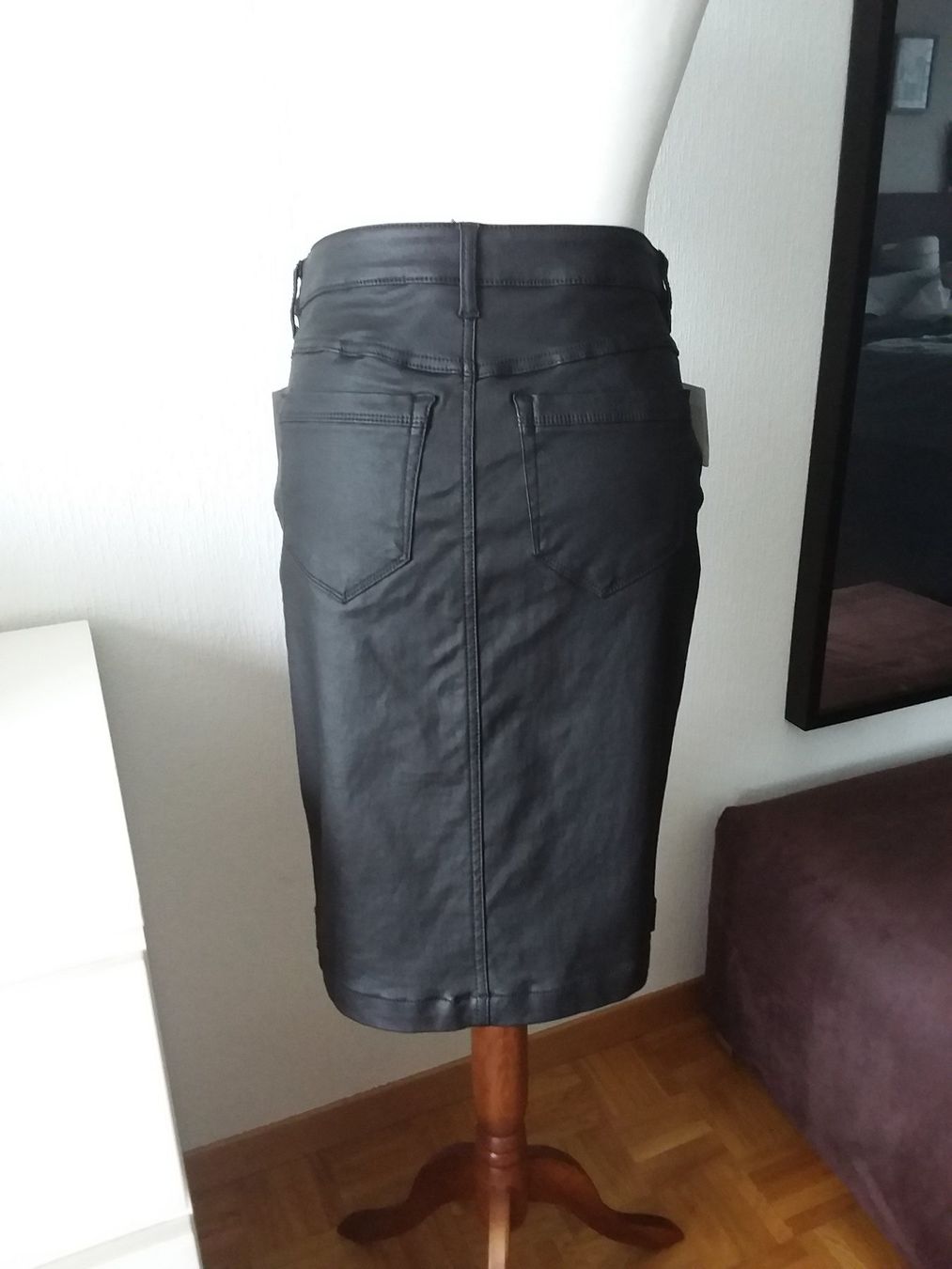 C&A Röcke: Jupe en simili cuir noir C&A T38 – Neu und originalverpackt aus chêne-bourg von patty190 2