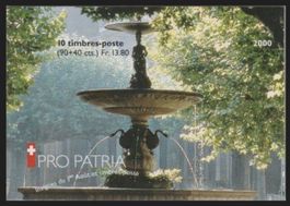🇨🇭2000 CARNET DE TIMBRES ** « PRO PATRIA «