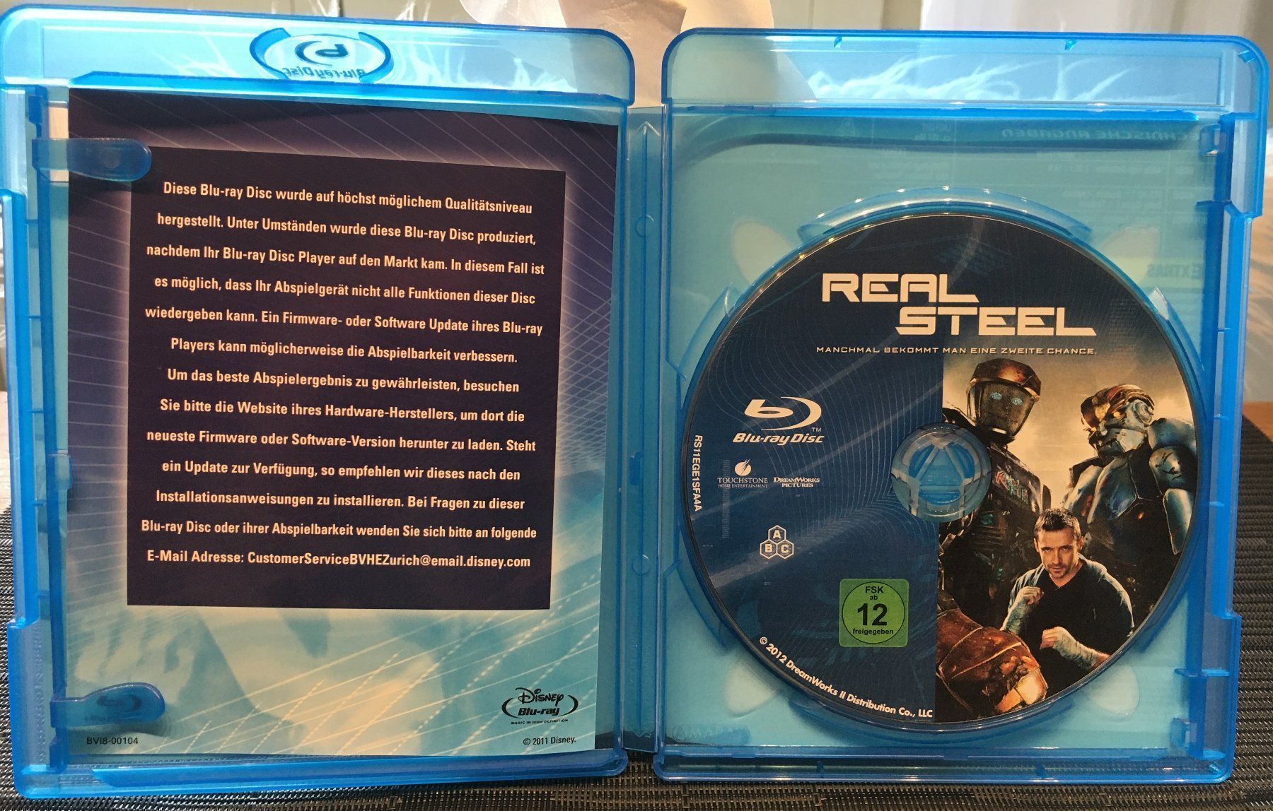 Alle DVDs: REAL STEEL - Hugh Jackman - Blu-ray Disc – Gebraucht aus Langnau am Albis von Rodland 2