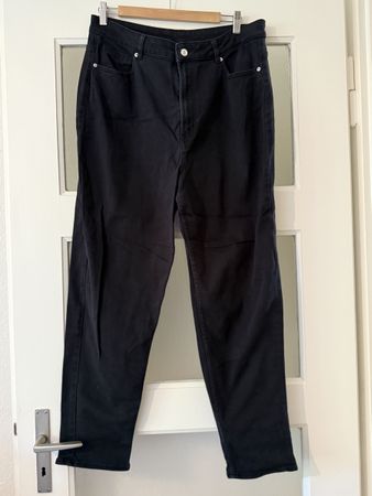 Schwarze Damen Jeans Hose von H&M, Grösse L - Top Zustand!