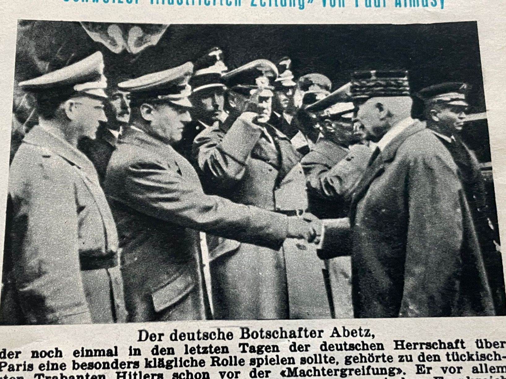 Foto Hitler in den letzten Tagen Deutsche Herrschaft/Paris (Gebraucht ...