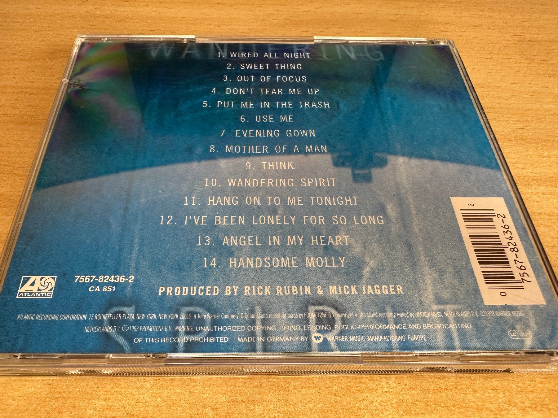 CD: Jagger – Wandering Spirit – Usato da Rikon im Tösstal venduto da Alpenmutz 1