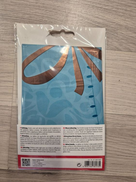 Rayher Toutes les décorations: Folienballo Baby Boy – Neuf avec emballage d'origine à Birrwil par Isle1 1