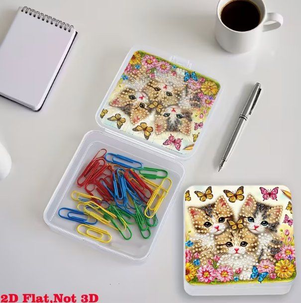 Bastelsets: Diamond Painting Box Katzen – Neu und originalverpackt aus Obergösgen von Diamond-Painting 3