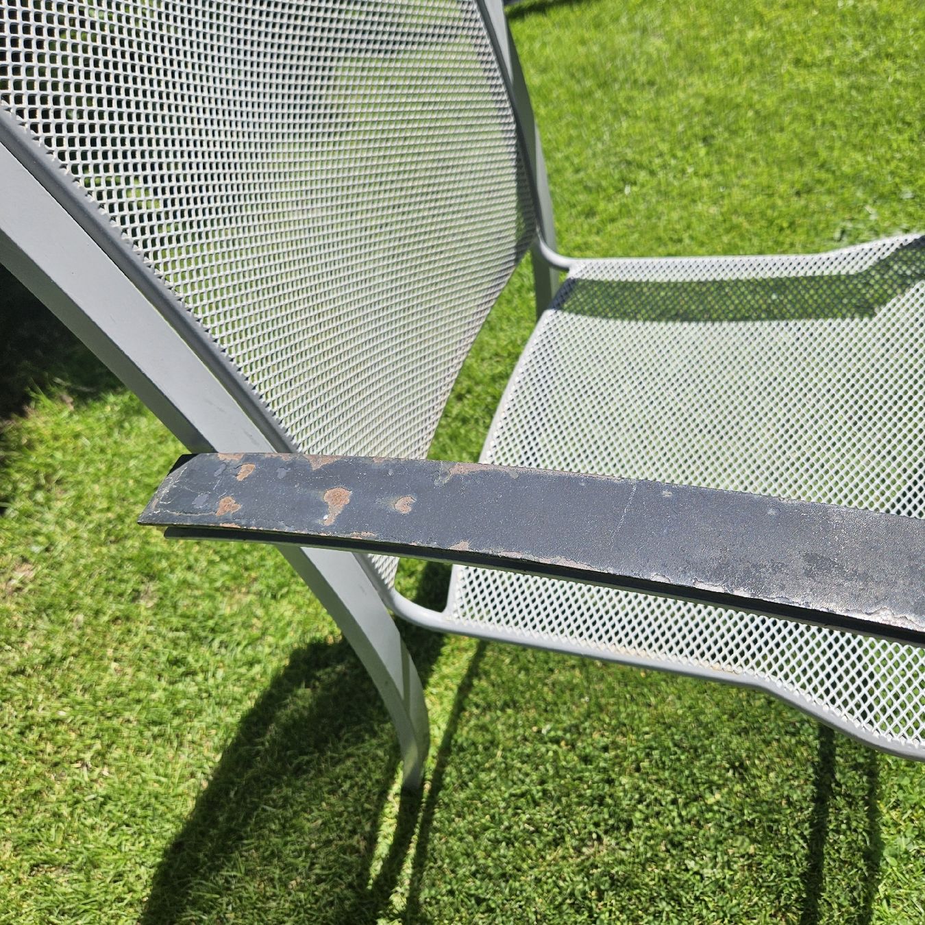 Sedie: 6 robuste Gartenstühle aus Metall  – Usato da Rothenthurm venduto da bianci61 4