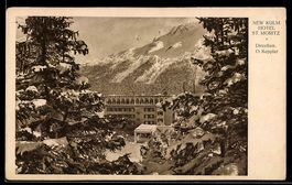 AK St. Moritz, New Kulm Hotel, Direction O. Keppler