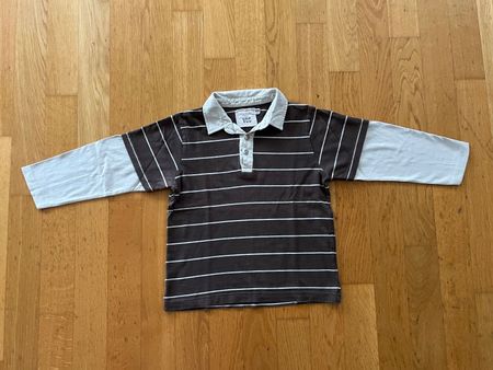 Langarmshirt für Jungs, braun/beige, EUR 116 (6 Jahre)