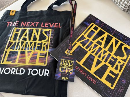 Hans Zimmer Live "The Next Level" Bag, VIP Pass & Book