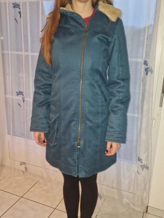 HoodLamb Mantel XS Petrol