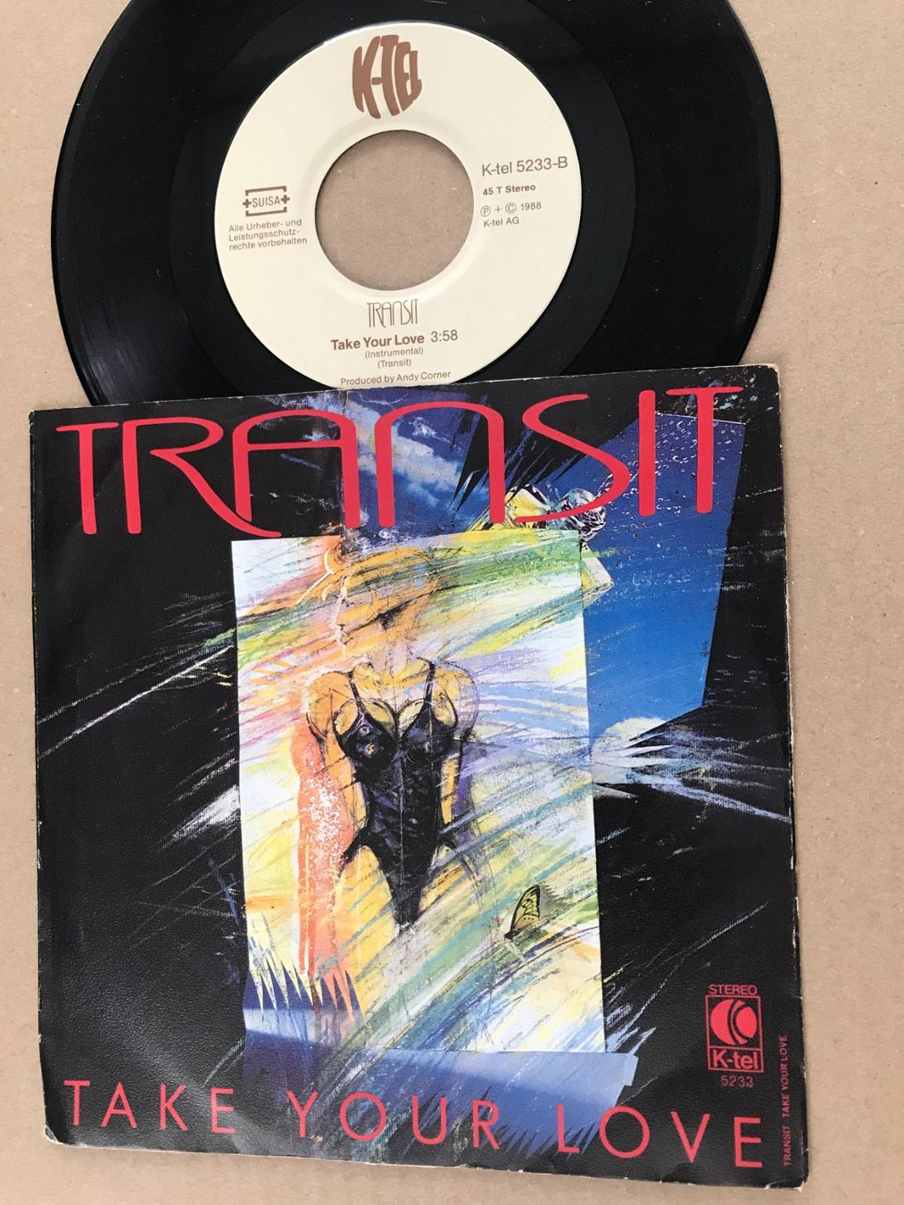 Vinyles: TRANSIT - Take Your Love - Swiss Rock - 7" – D'occasion à Buchs AG par Archie 1