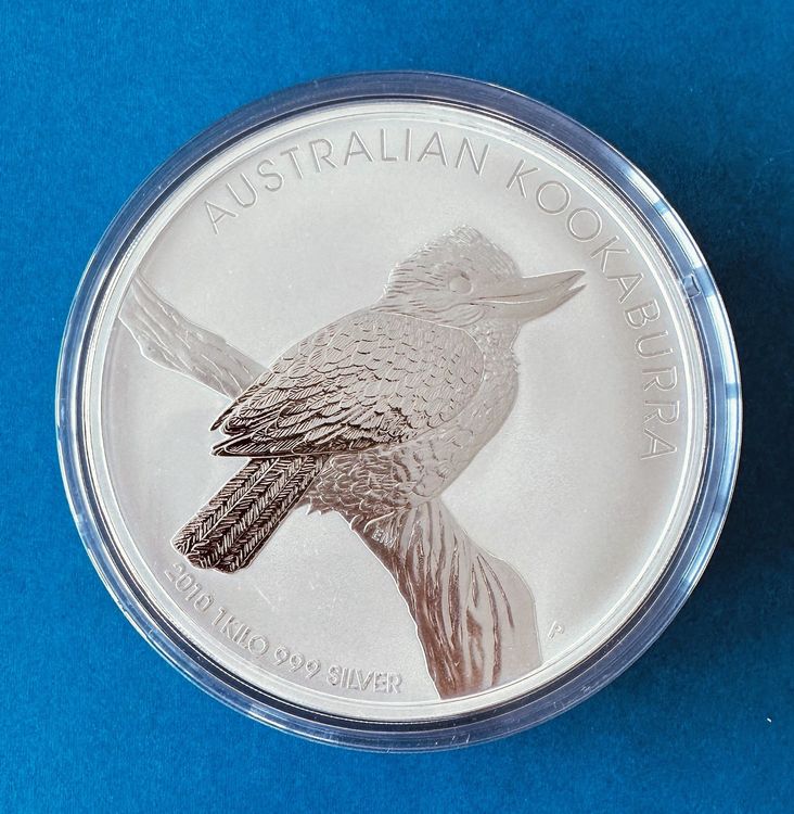 1 Kg Silber Münze Kookaburra 2010, nur 59'000 Stück geprägt! Kaufen auf Ricardo