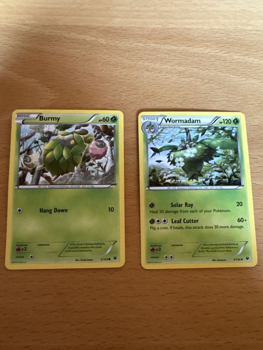 Pokémon Carte collezionabili: 2 Pokemon Karten Burmy und Wormadam – Usato da Balsthal venduto da Sven.sch