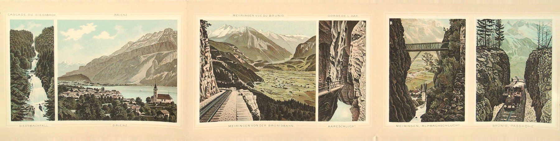 Libri: Berner Oberland Leporello um 1890 – Usato da Rafz venduto da booksell 5