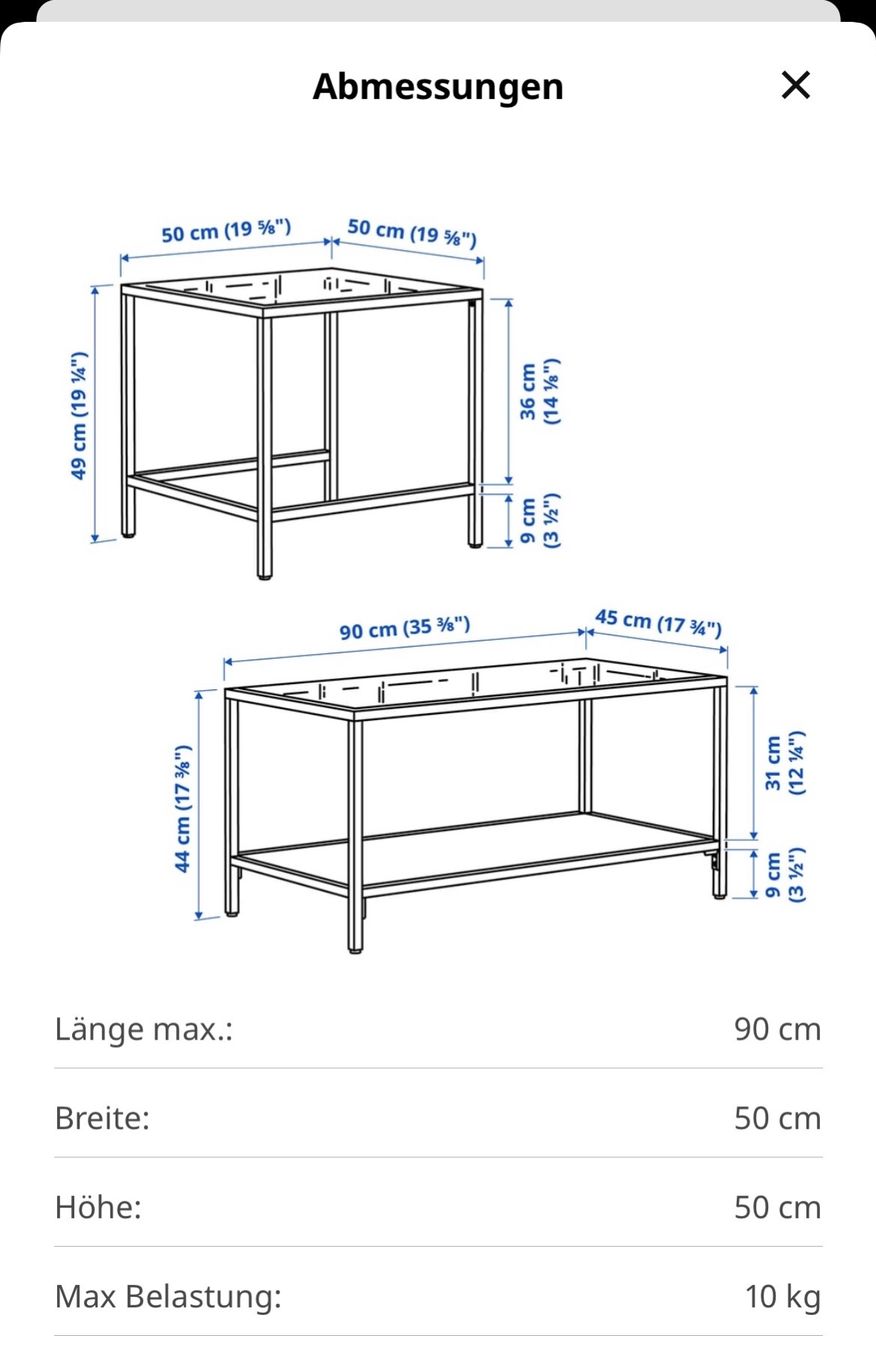 Ikea Tavoli: Couchtisch Ikea VITTSJÖ – Usato da Bern venduto da huber_92 4