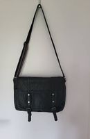 Umhänge- Schultertasche schwarz