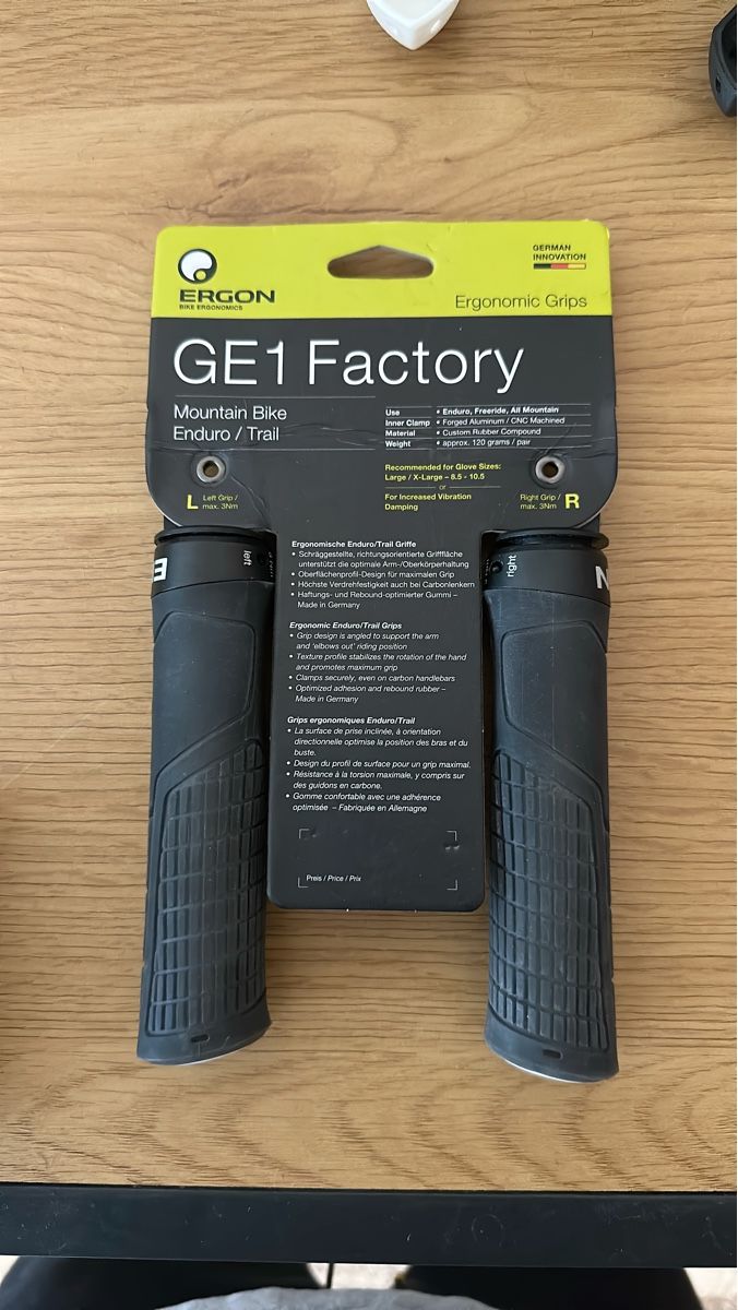 Ergon Ersatzteile: Ergon GE1 Factory Mountain Bike Griffe - Neuwertig! – Neu und originalverpackt aus Oberwil BL von fwi_zjz8