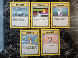  Pokemon Base Set 1 Edition Trainer Karten 