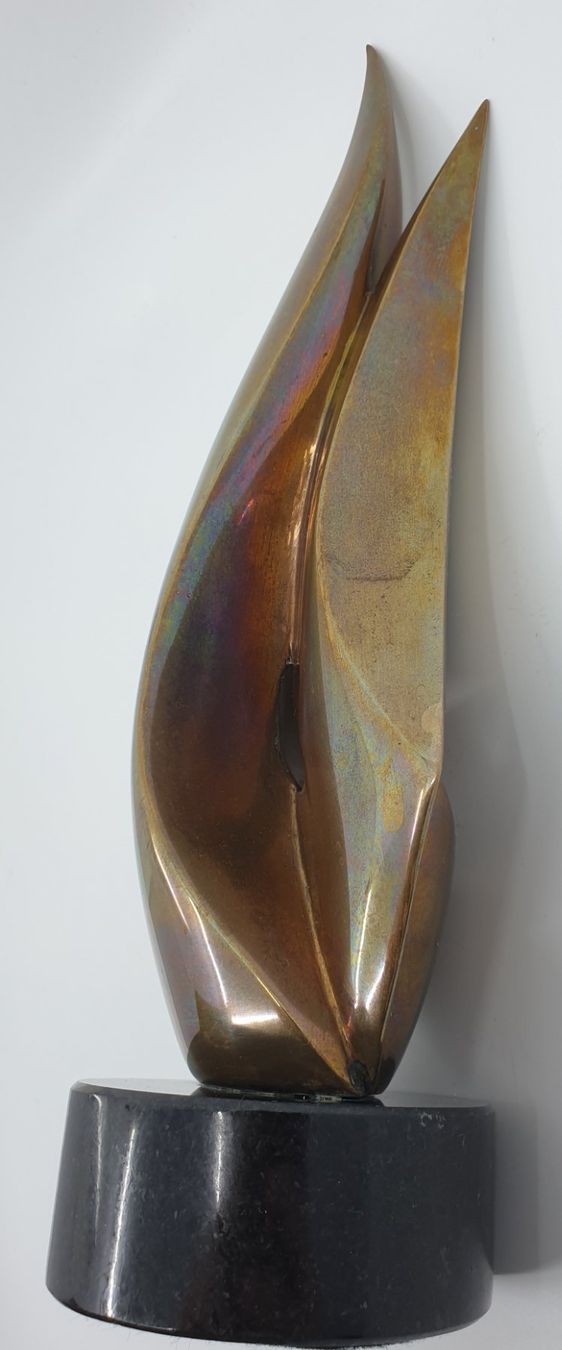 Skulpturen & Statuen: Bronze Skulptur nummeriert  Monogramm TB – Gebraucht aus Emmen von Brockofsky 1