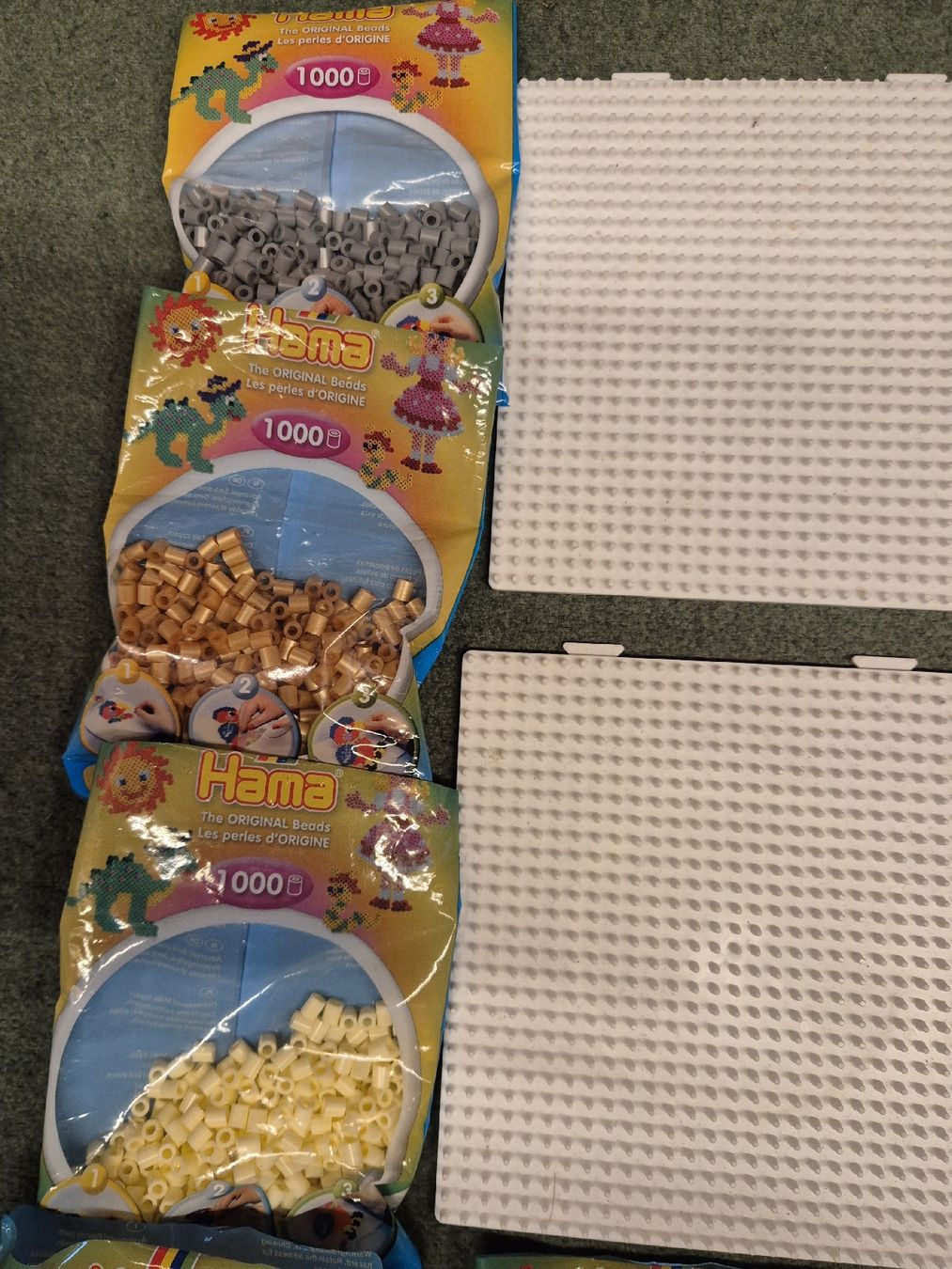 Kit bricolage: Hama Bügelperlen Set mit 4 Steckplatten gebraucht – Usato da Halten venduto da GiMu.84 2